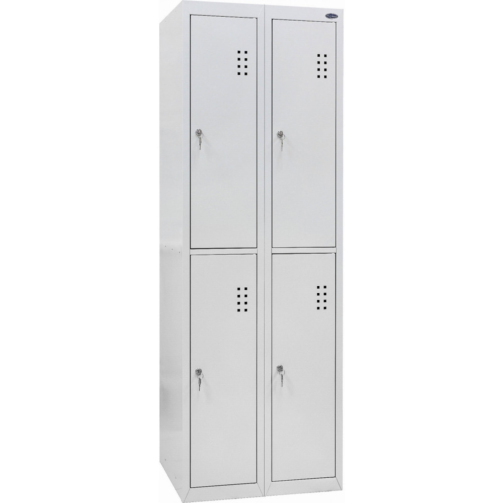 Szafa BHP Ubraniowa Metalowa SOCJALNA na 4 KOMORY do szatni SO-300/2-4 op, 50505-0052