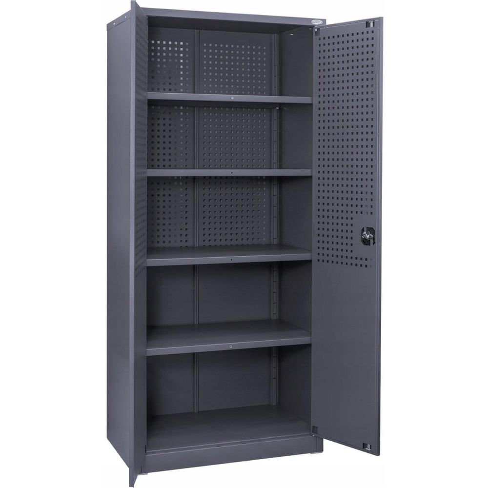 SZAFA METALOWA NARZĘDZIOWA WARSZTATOWA PÓŁKI DWUDRZWIOWA do garażu SI-15, 52520-0036