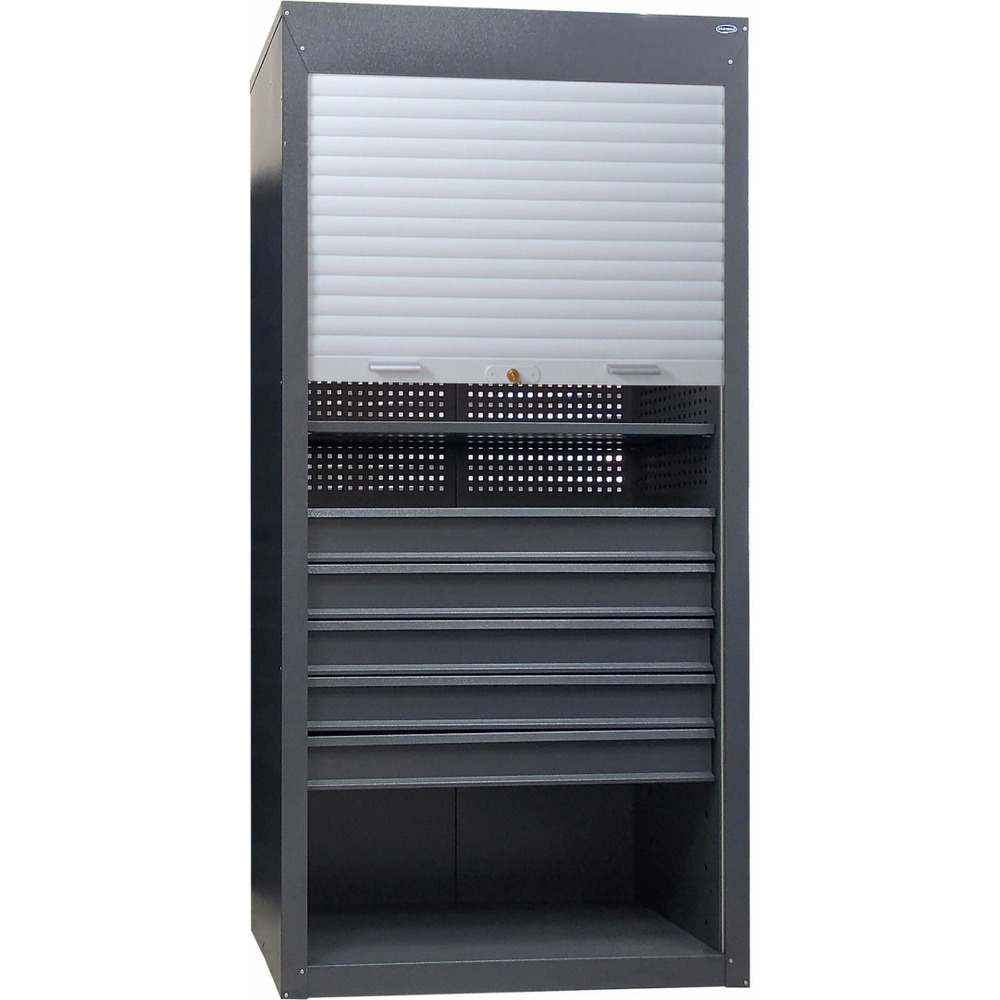 Szafa WARSZTATOWA metalowa NARZĘDZIOWA ROLETOWA ŻALUZJOWA SI-10/2S/5D R, 52520-0197