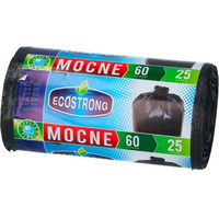 Worki na śmieci LDPE Ecostrong w rolce pakowane po 25 szt