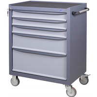 Wózek metalowy NARZĘDZIOWY na kółkach WARSZTATOWY TRANSPORTOWY PUSTY TU3SML