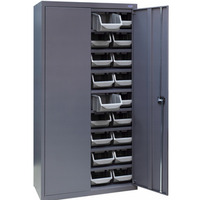 Szafa NARZ�DZIOWA z pojemnikami plastikowymi METALOWA WARSZTATOWA YSM-18/1